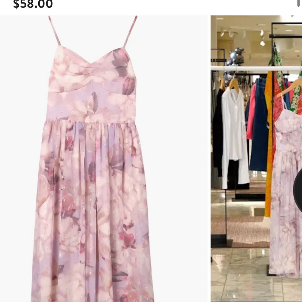 Zunie Pink Floral Kids Dress